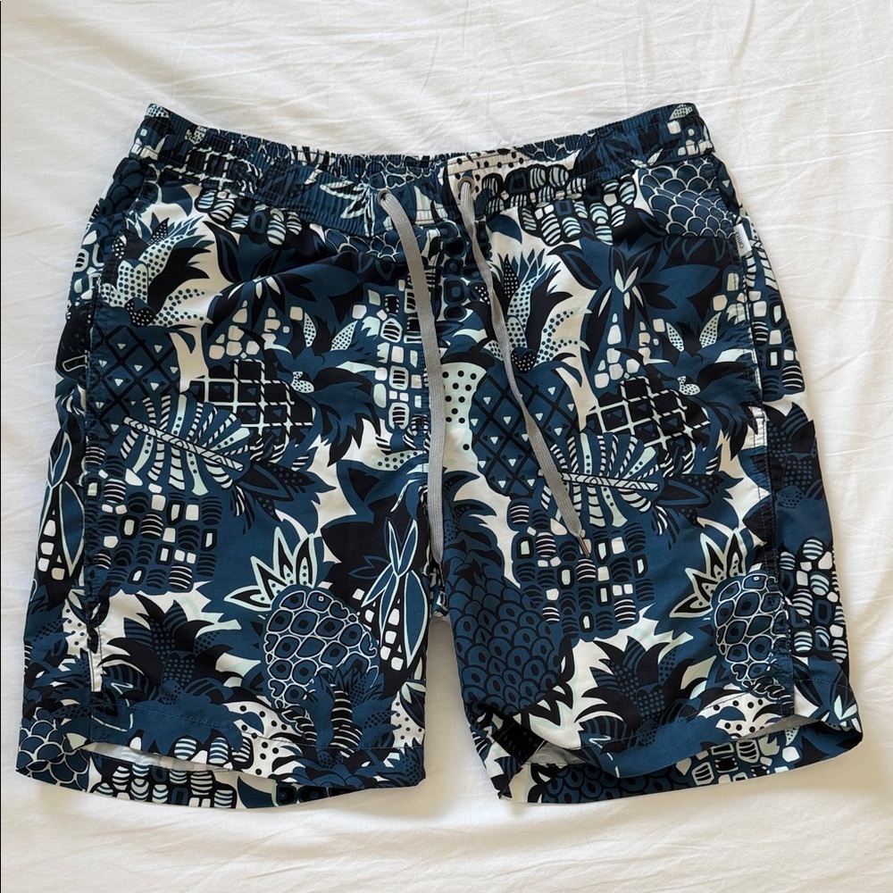 Onia Charles Mid-Length Printed Swim Shorts Men Size M